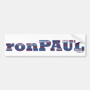 Vote Ron Paul for President 2012 Election Bumper Sticker