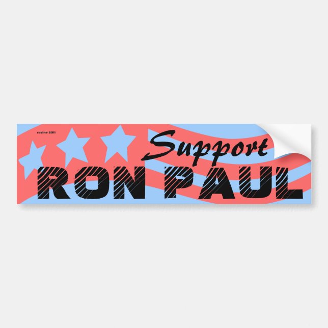 Vote Ron Paul for President 2012 Election Bumper Sticker (Front)