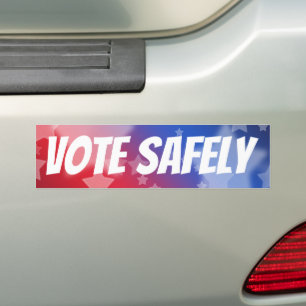 Vote Safely Bumper Sticker