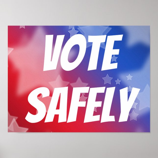 Vote Safely Poster (Front)