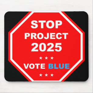 Vote Save Democracy Stop Project 2025  Mouse Mat