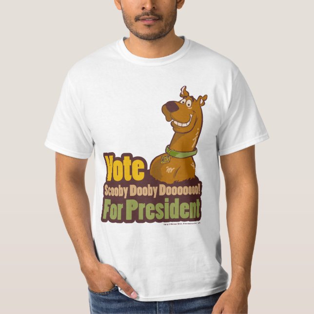 Vote Scooby Dooby Doo for President T-Shirt (Front)