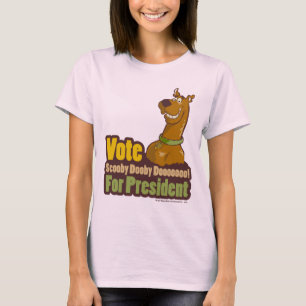 Vote Scooby Dooby Doo for President T-Shirt