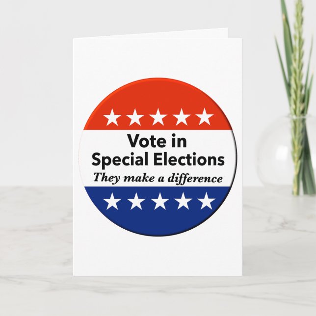 Vote Special Elections Card (Front)