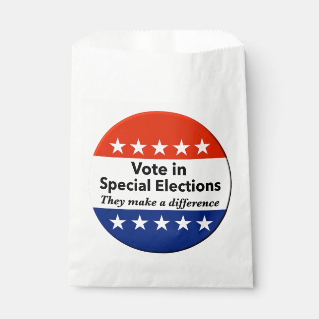 Vote Special Elections Favour Bags (Front)
