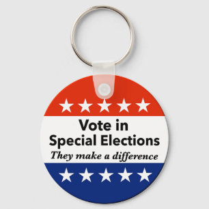 Vote Special Elections Key Ring