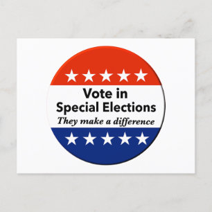 Vote Special Elections Postcard