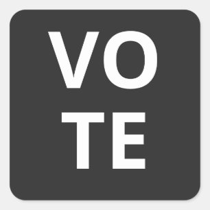 VOTE SQUARE STICKER