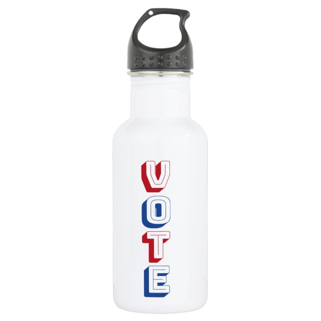 Vote! Stainless Steel Water Bottle (Front)