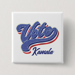 Vote Stars and Stripes - Election  15 Cm Square Badge