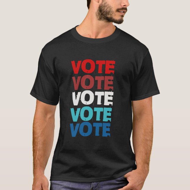 Vote T-shirt Political Campaign Merchandise  (Front)