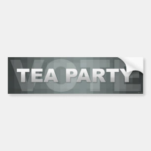 Vote Tea Party Bumper Sticker