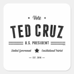 Vote Ted Cruz 2016 Square Sticker