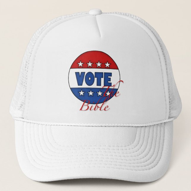 Vote the Bible Hat (Front)