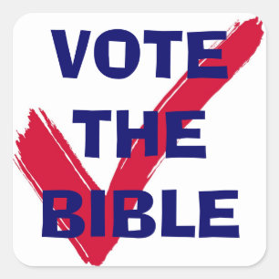 VOTE THE BIBLE STICKER