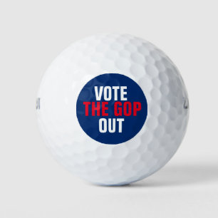 Vote the GOP Out 2018 Election Template Golf Balls