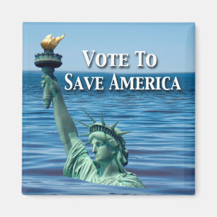 Vote to Save America This Election Magnet
