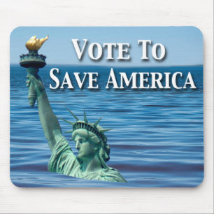 Vote to Save America This Election Mouse Mat