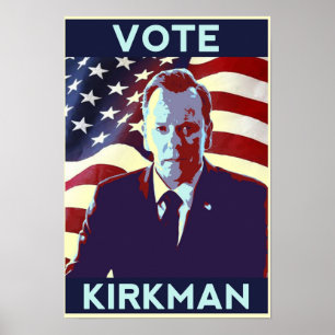 Vote Tom Kirkman Poster