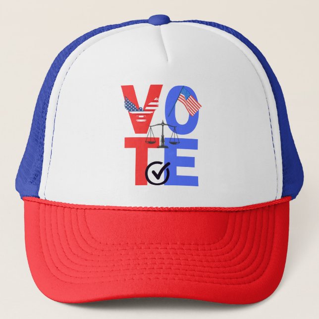 Vote Trucker Hat (Front)