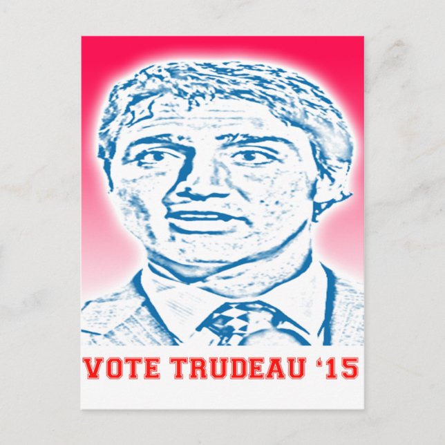 Vote Trudeau '15 Postcard (Front)