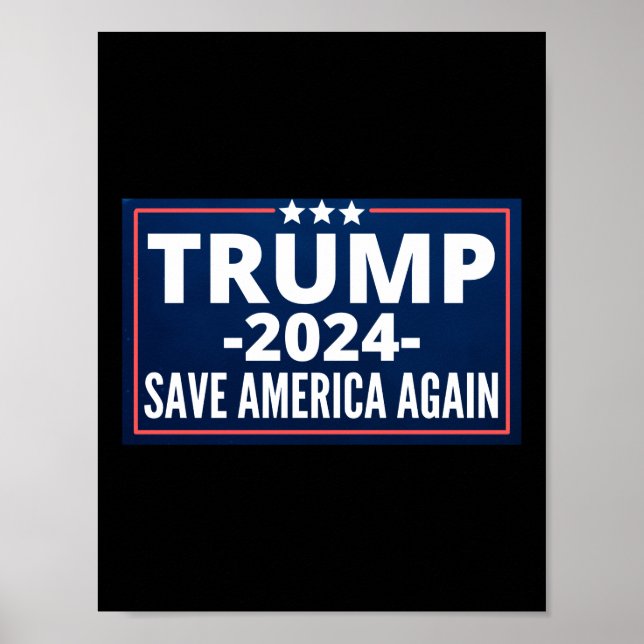 vote, trump 2024, trump2024, 2024, trump 2020 poster (Front)