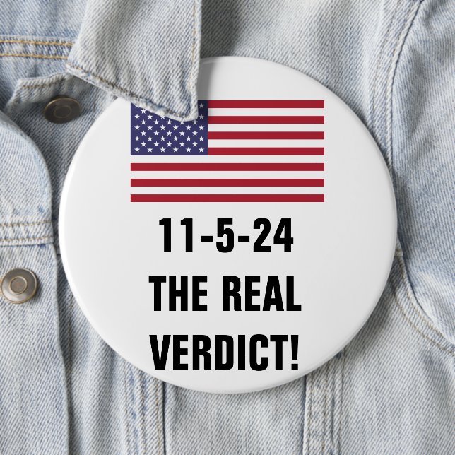 VOTE TRUMP 6 CM ROUND BADGE (In Situ)