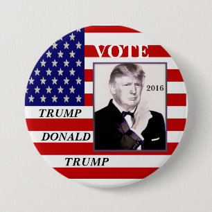 Vote Trump, Donald Trump 7.5 Cm Round Badge