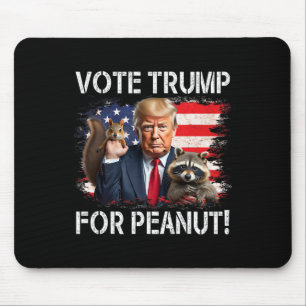 Vote Trump For Peanut The Squirrel 2 Mouse Mat