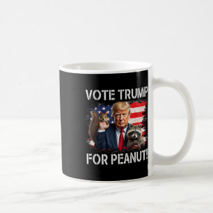 Vote Trump For Peanut The Squirrel 4 Coffee Mug