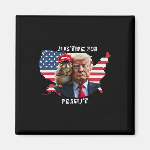 Vote Trump For Peanut The Squirrel 4 Magnet