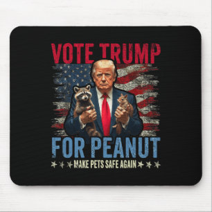 Vote Trump For Peanut The Squirrel Make Pets Safe  Mouse Mat