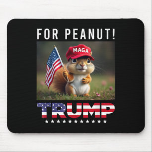 Vote Trump For Peanut The Squirrel Trump 2024 Mouse Mat