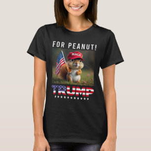 Vote Trump For Peanut The Squirrel Trump 2024  T-Shirt
