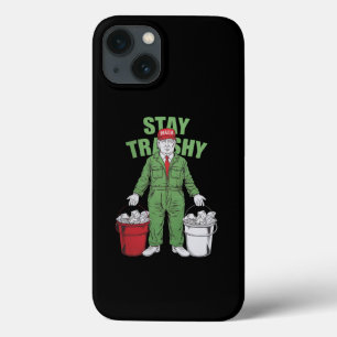 Vote Trump Garbage Man Stay Trashy 2024 Election  iPhone 13 Case