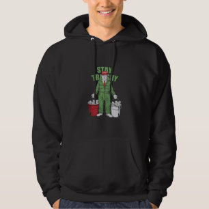 Vote Trump Garbage Man Stay Trashy 2024 Election  Hoodie