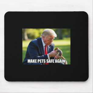 Vote Trump Mega Make Pets Safe Again Justice Peanu Mouse Mat