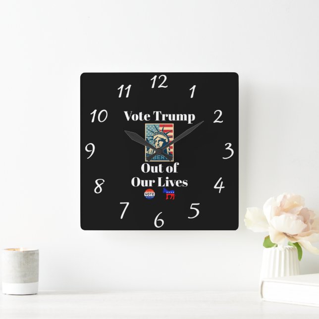 Vote Trump Out of Our Lives Clock (Home)