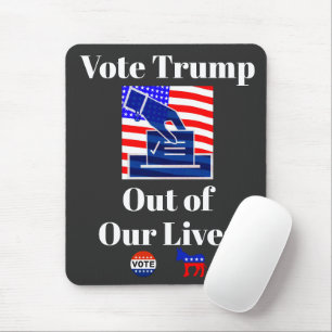 Vote Trump Out of Our Lives Mouse Pad