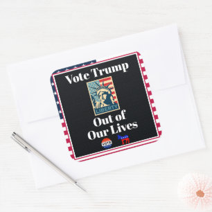 Vote Trump Out of Our Lives Sticker