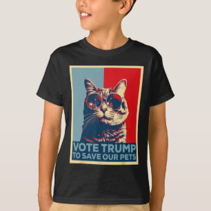 Vote Trump To Save Our Pets 2025 T-Shirt