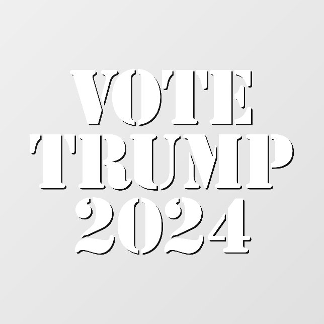 Vote Trump Window Cling (Sheet)