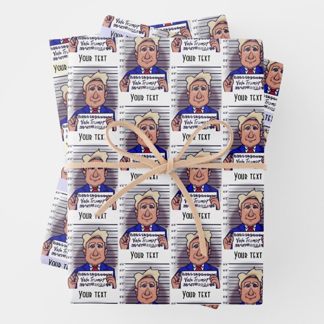 Vote Trump Wrapping Paper Sheet (In situ)