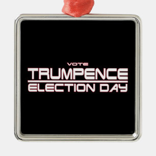 VOTE TRUMPENCE: ELECTION DAY METAL TREE DECORATION