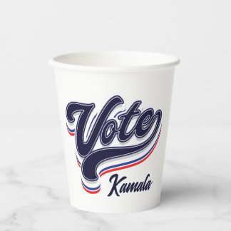 Vote Typography - Election  Paper Cups