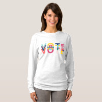 Vote Vibrant Rainbow Modern