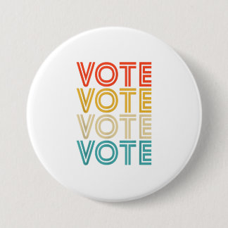 Vote Vintage Style 7.5 Cm Round Badge
