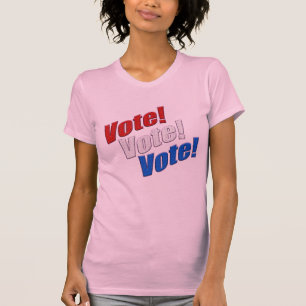 Vote! Vote! Vote! patriotic red white & blue 2024 T-Shirt