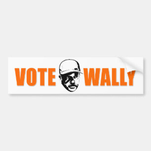 Vote Wally Bumpersticker Bumper Sticker