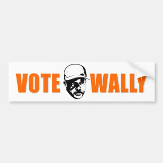 Vote Wally Bumpersticker Bumper Sticker